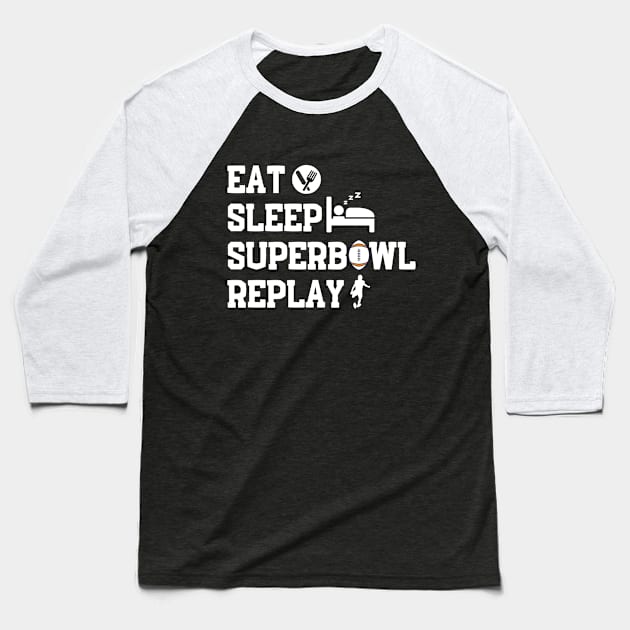 Superbowl Baseball T-Shirt by NomiCrafts